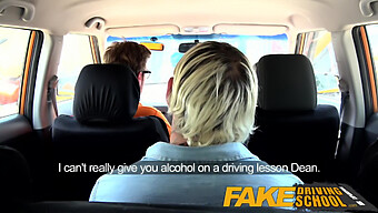 Horny Babes Secretly Have Sex At Driving School