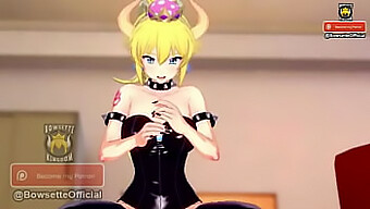 Animasyonlu Kız Arkadaş Bowsette, Uygulamalı Mastürbasyona Rehberlik Ediyor