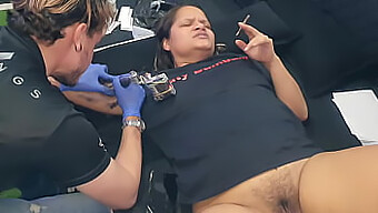 Wife Trades Sex For Tattoo From Tattooist. German Amateur Porn With Ass And Fetish Elements