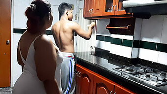 Cheating With A Mature Mom And Her Big Ass In The Kitchen