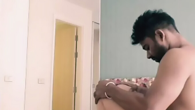 A Desi Girlfriend Enjoys A Romantic Valentine'S Day Surprise In A Hotel Room