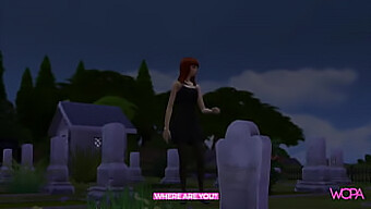 Anime Girl Visits Graveyard To Fulfill Last Sexual Wish With Her Partner